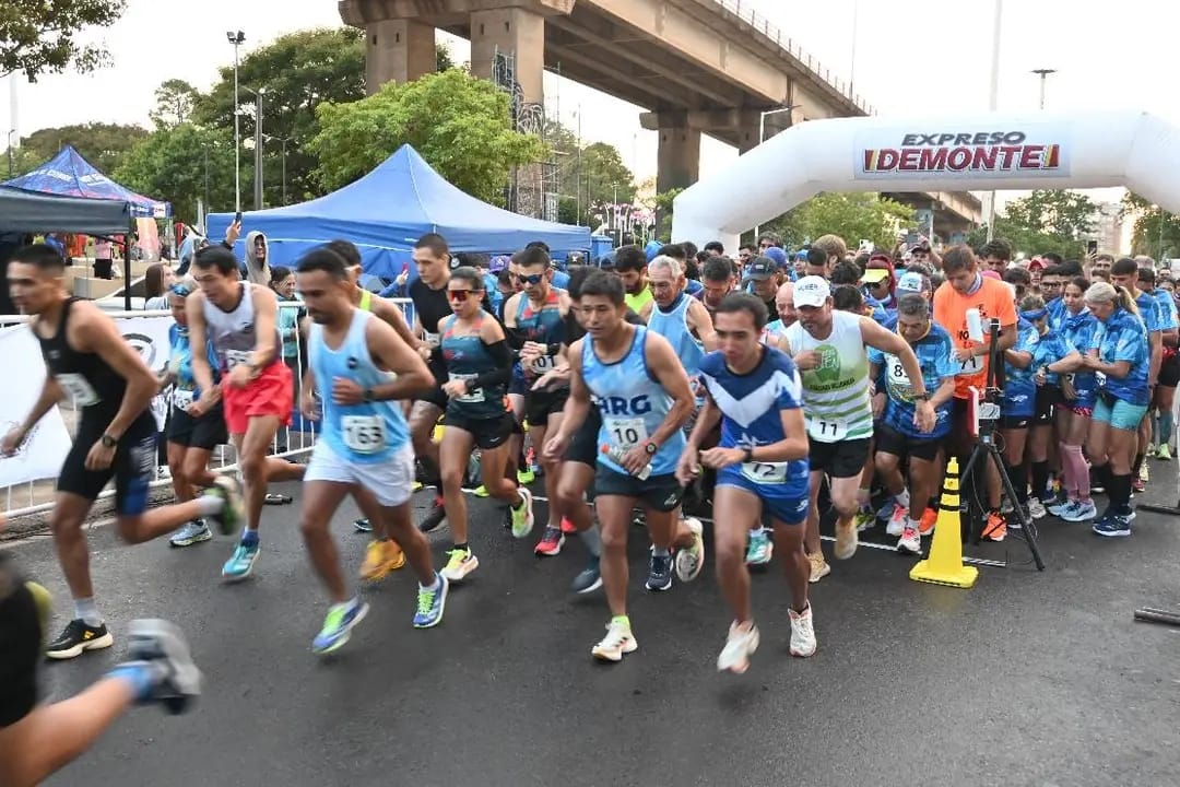 Largada masiva de corredores